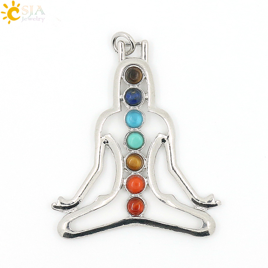 CSJA Chakras Natural Stone Cry - Yoga Health & Fitness Centre 리뷰 및 가격