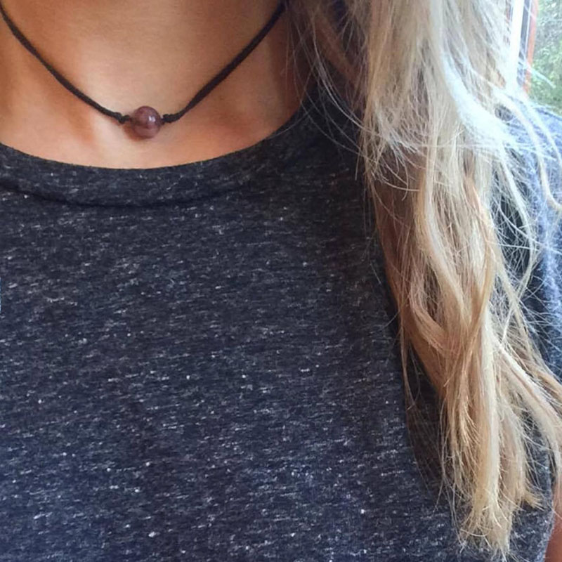 Rhodonite Gemstone Choker, Gru - Yoga Fitness Tracker 리뷰 및 가격