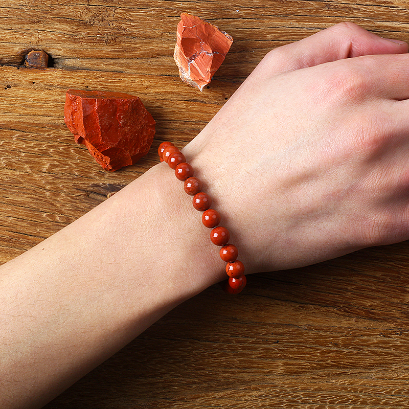 5A Genuine Red Jasper Beaded B - Yoga Fitness Tracker 리뷰 및 가격