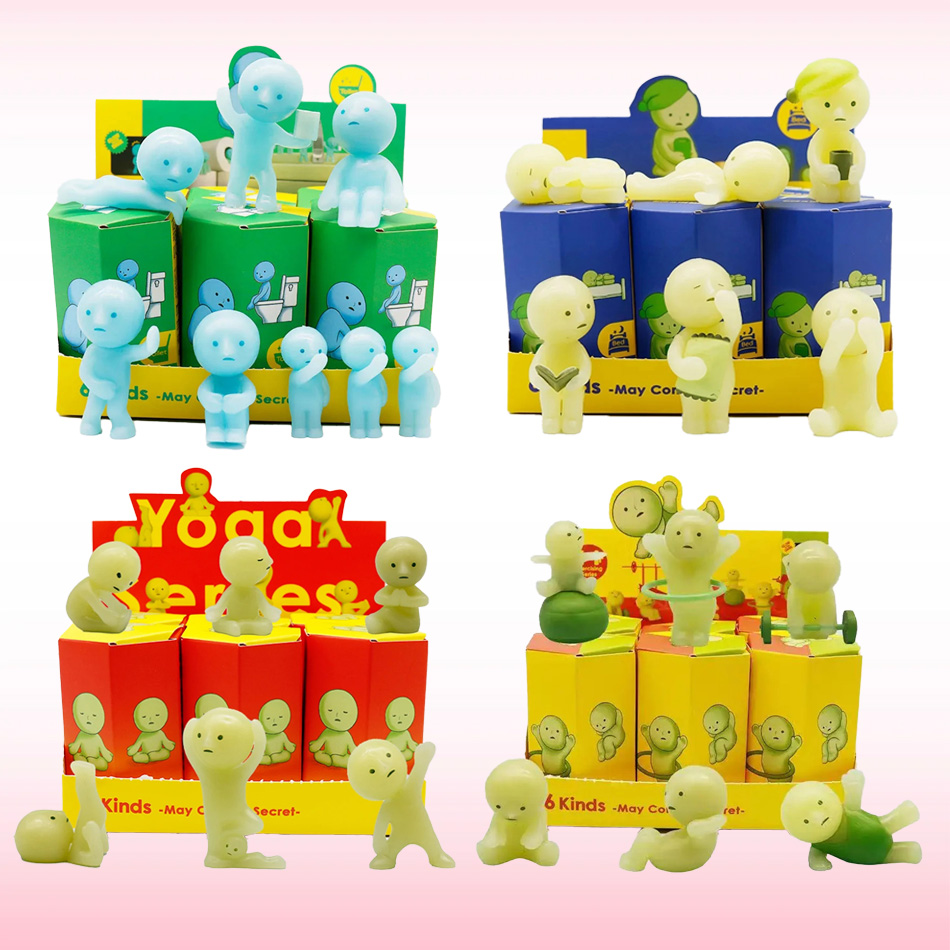 Glow In The Dark Mini Figure S - Yoga Fitness Tva 리뷰 및 가격