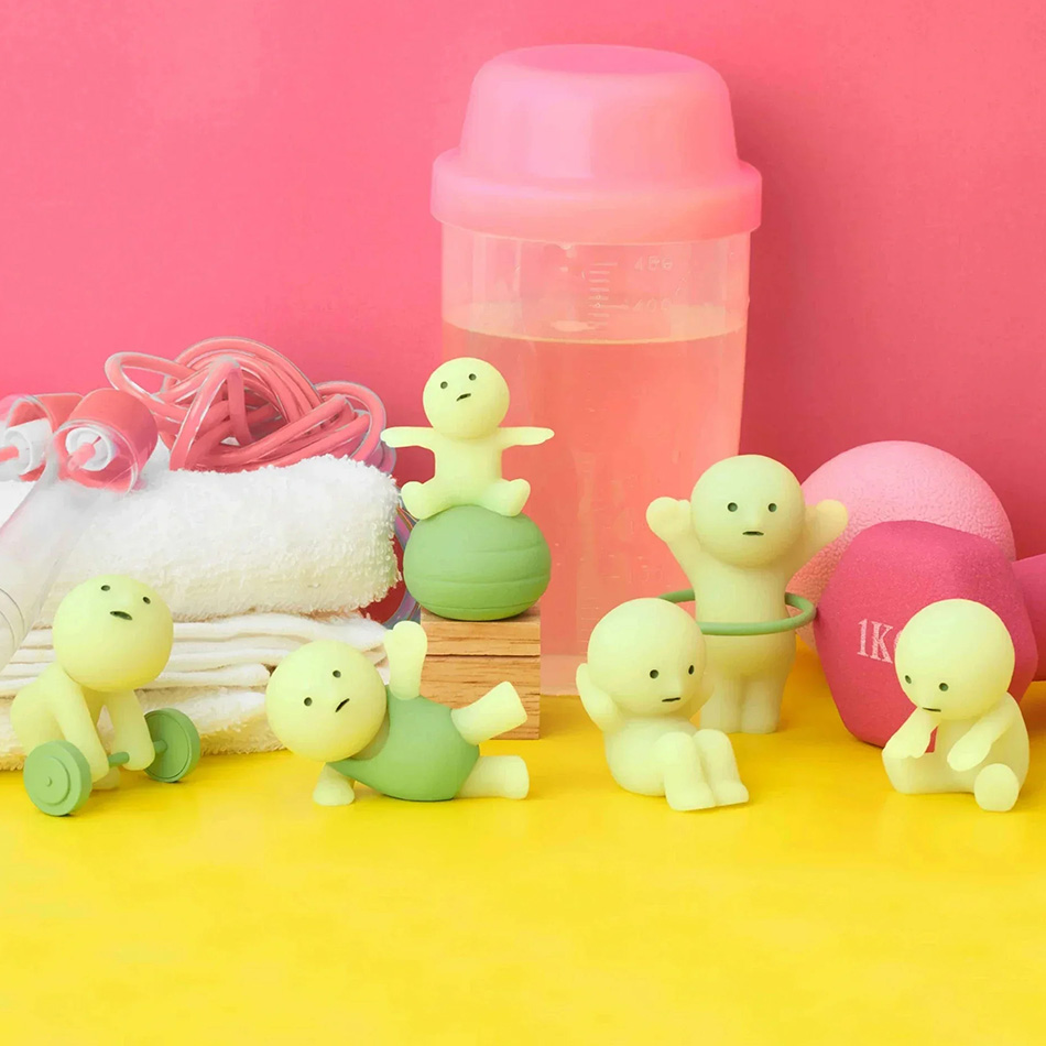 Glow In The Dark Mini Figure S - Yoga Fitness Tva 리뷰 및 가격