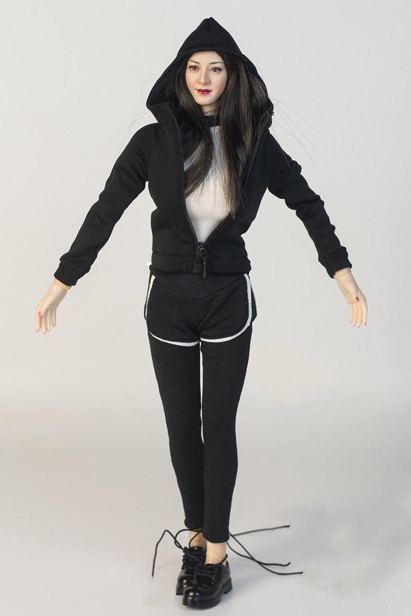 1/6 Female Black Yoga Clothing - Yoga Fitness Tva 리뷰 및 가격