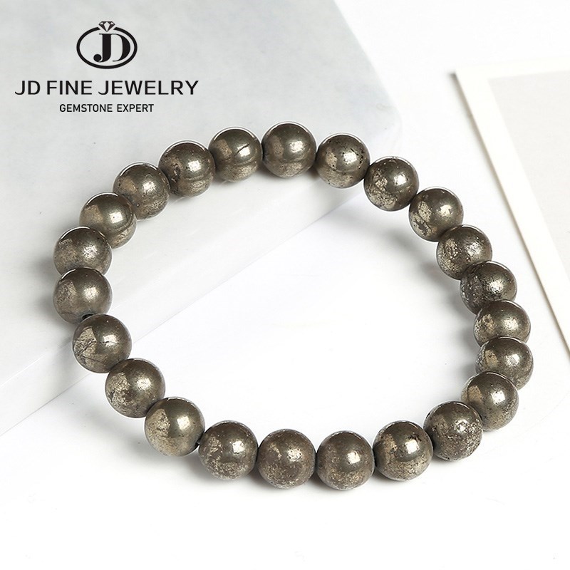 JD Natural Pyrite Bead Bracele - Yoga Fitness Tracker 리뷰 및 가격