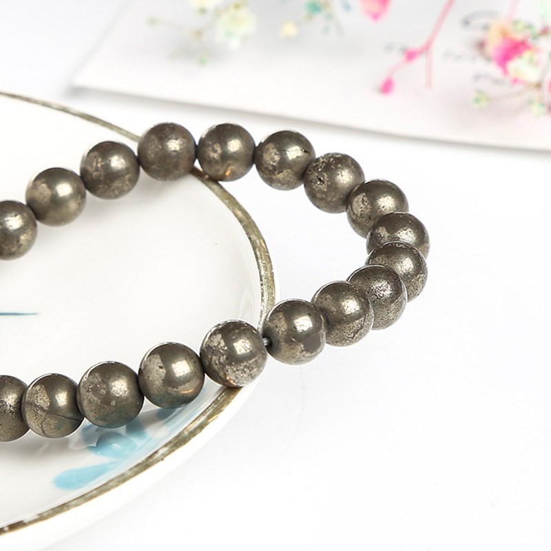 JD Natural Pyrite Bead Bracele - Yoga Fitness Tracker 리뷰 및 가격