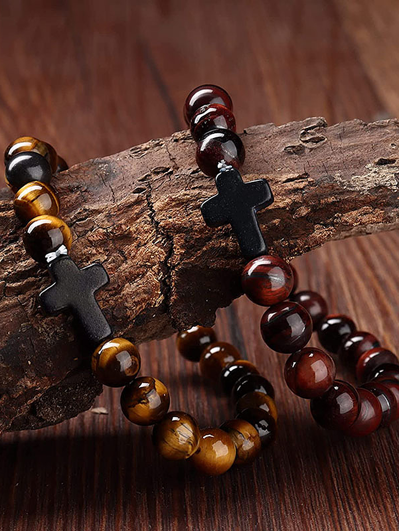 Prayer Men Natural Stone Wood  - Yoga Fitness Tracker 리뷰 및 가격