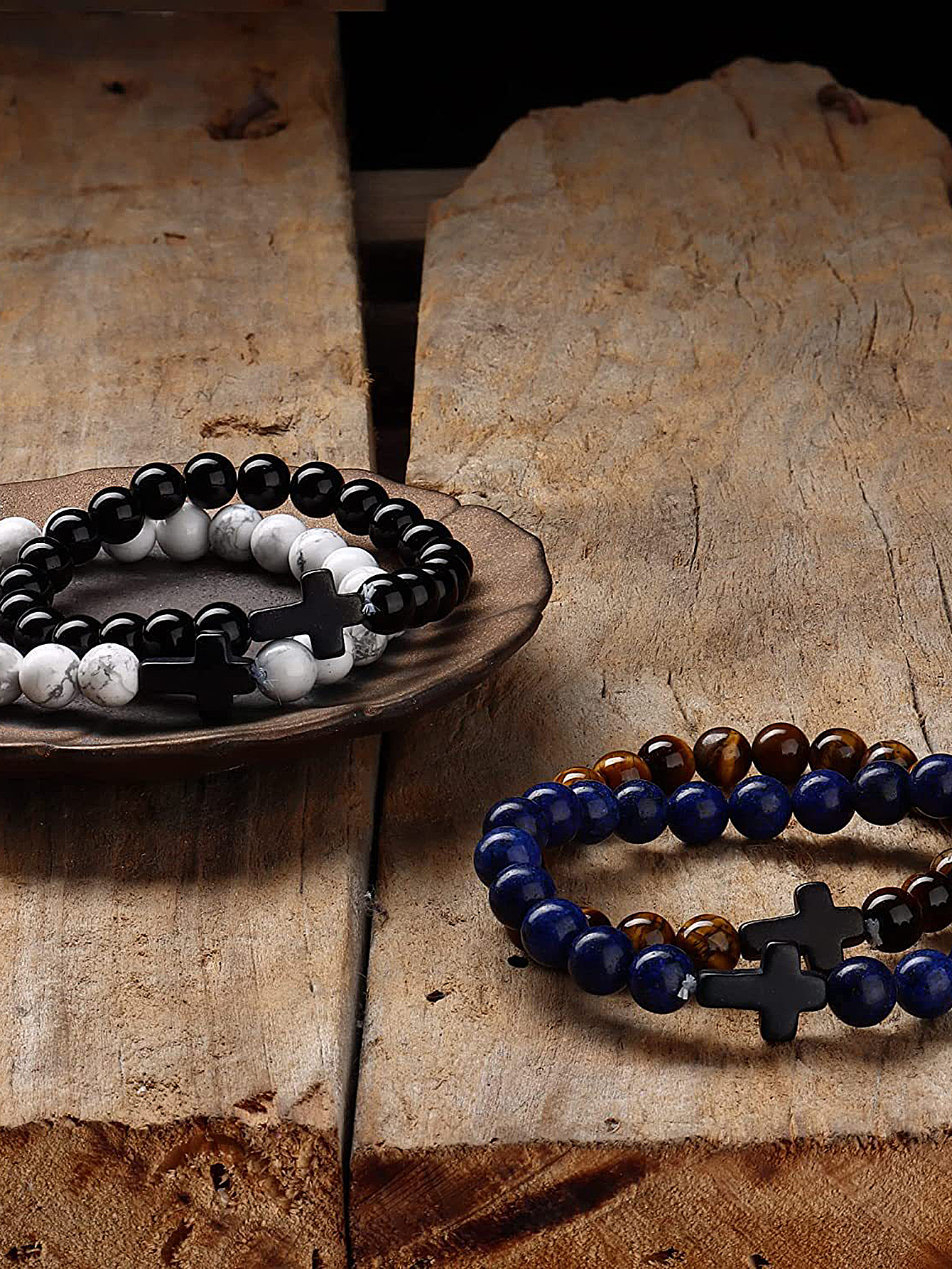 Prayer Men Natural Stone Wood  - Yoga Fitness Tracker 리뷰 및 가격