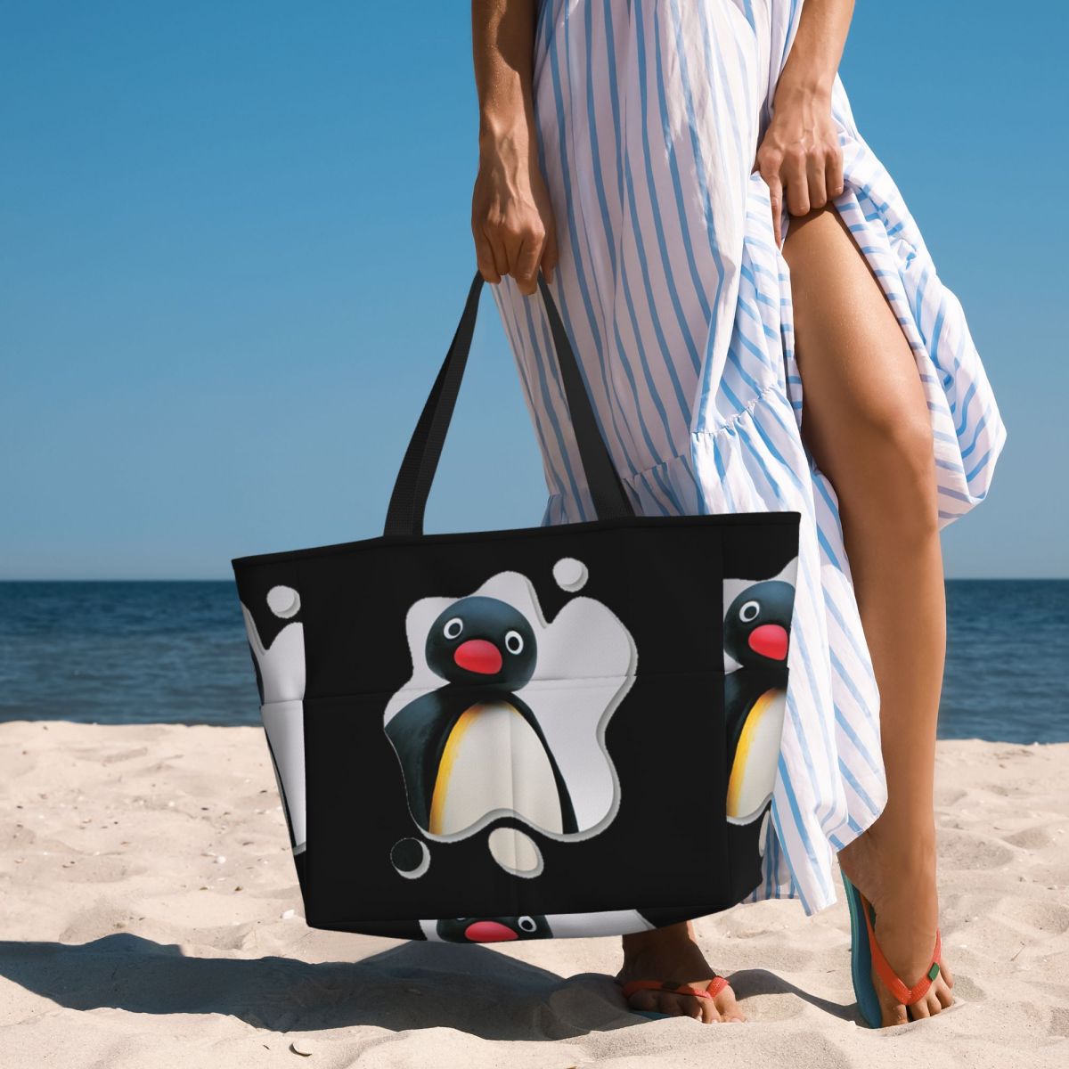 Pingu Pinga Penguin Tv Beach T - Yoga Fitness Tva 리뷰 및 가격