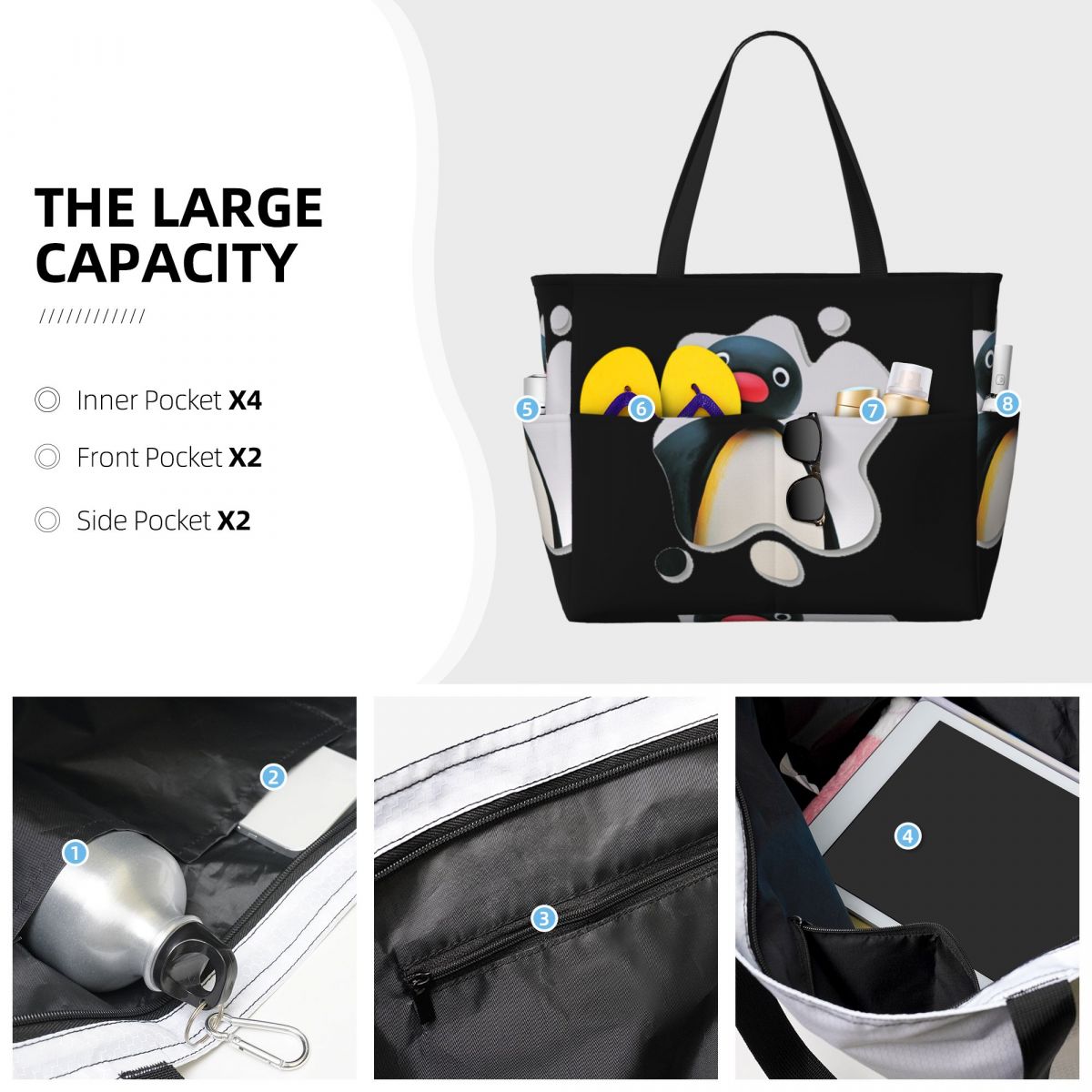 Pingu Pinga Penguin Tv Beach T - Yoga Fitness Tva 리뷰 및 가격