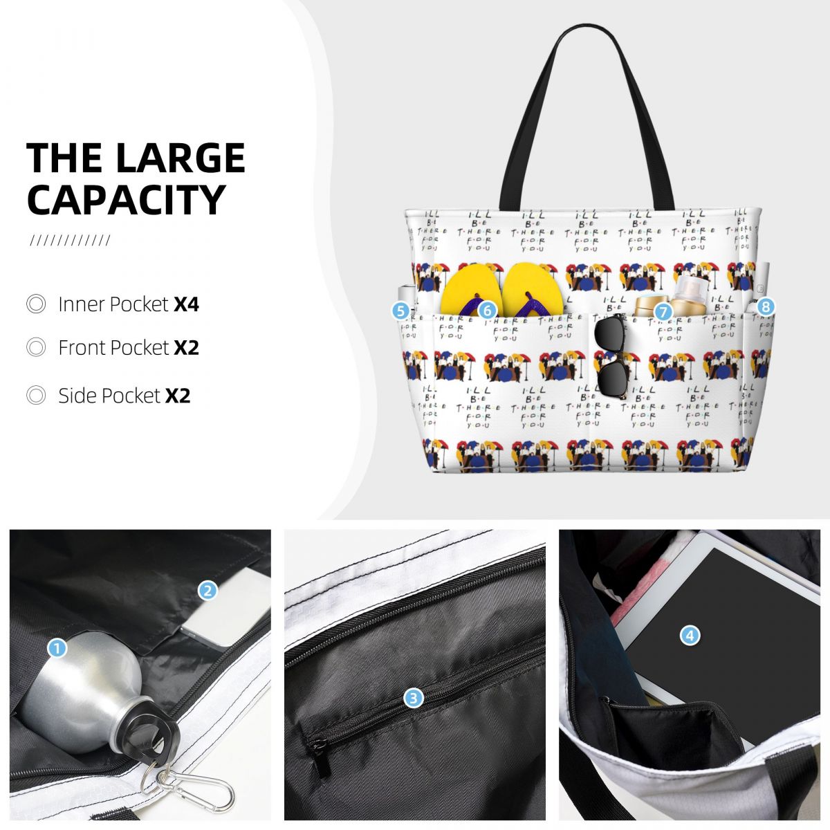 Friend TV Show Beach Tote Bag  - Yoga Fitness Tva 리뷰 및 가격