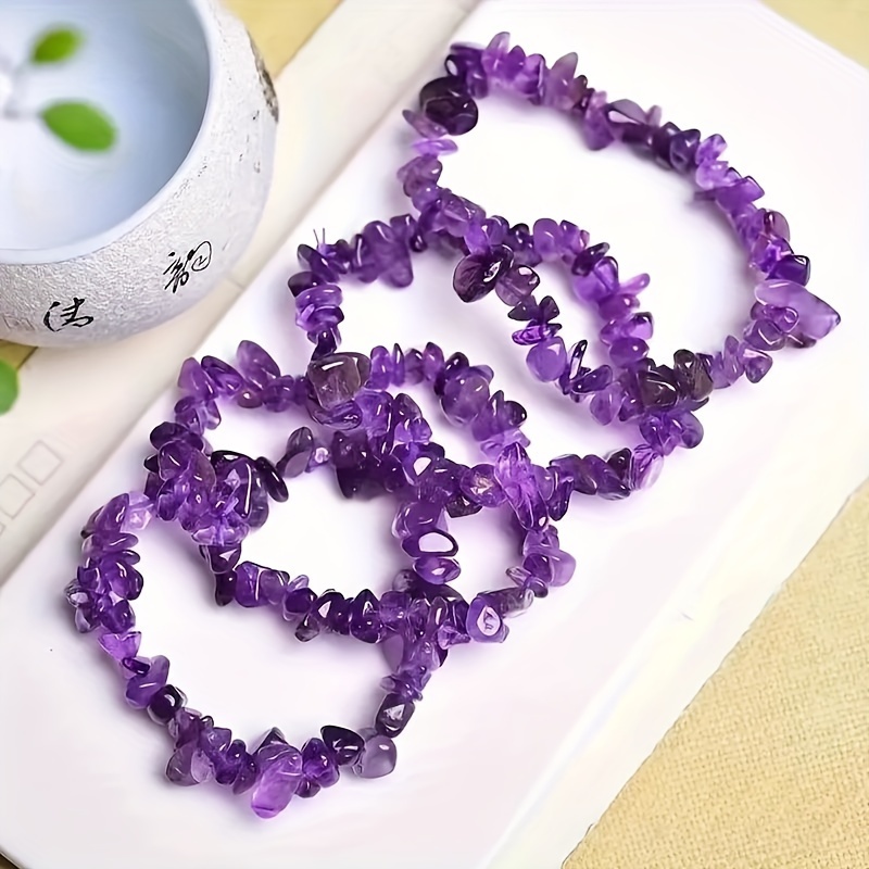 3 Pcs/Set Natural Stone Amethy - Yoga Fitness Tracker 리뷰 및 가격