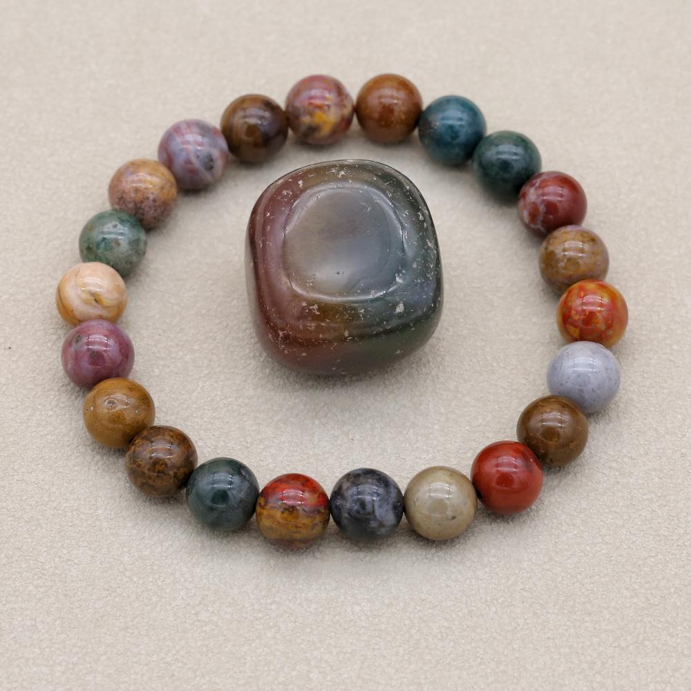8mm Natural Stone Ocean Jasper - Yoga Health & Fitness Centre 리뷰 및 가격
