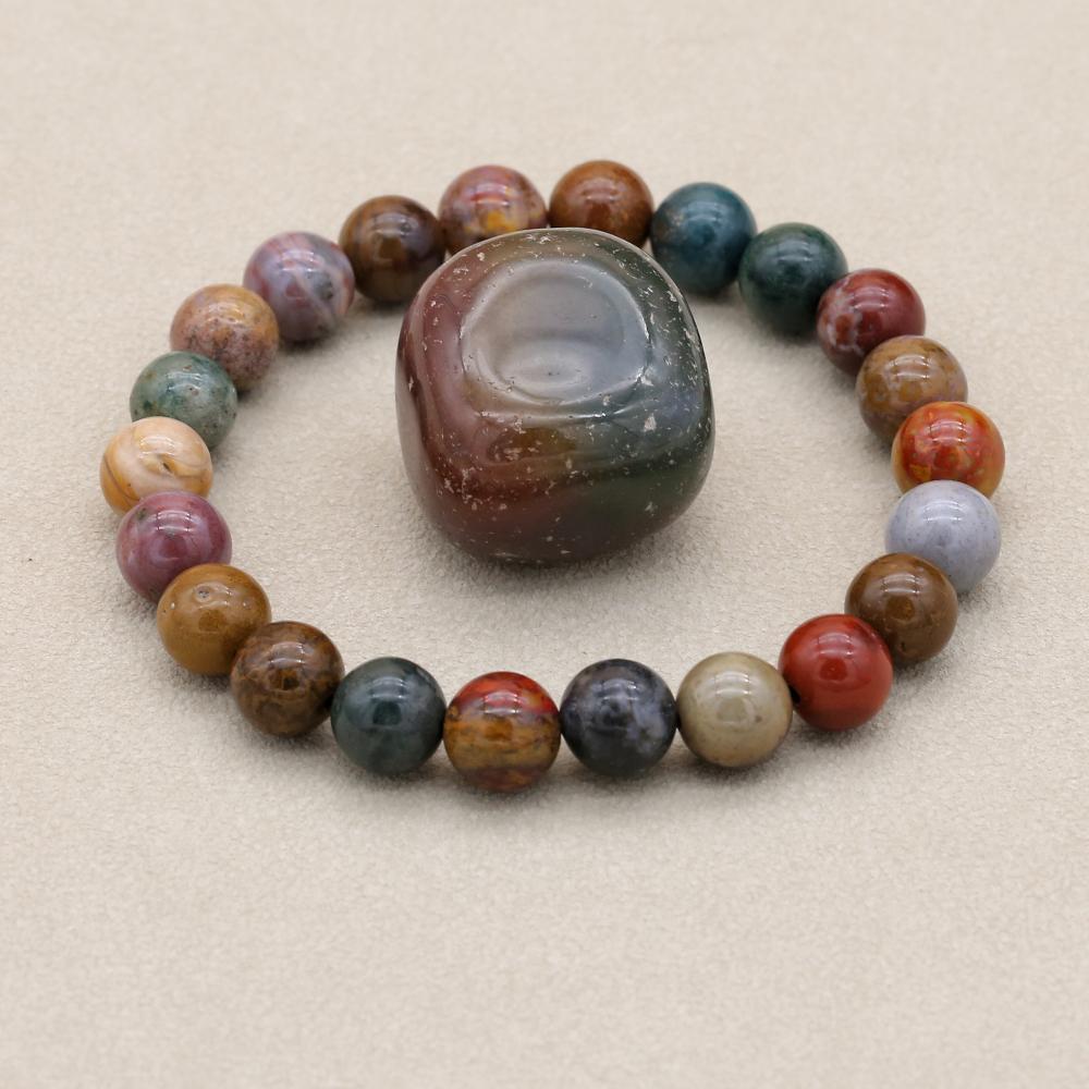 8mm Natural Stone Ocean Jasper - Yoga Health & Fitness Centre 리뷰 및 가격