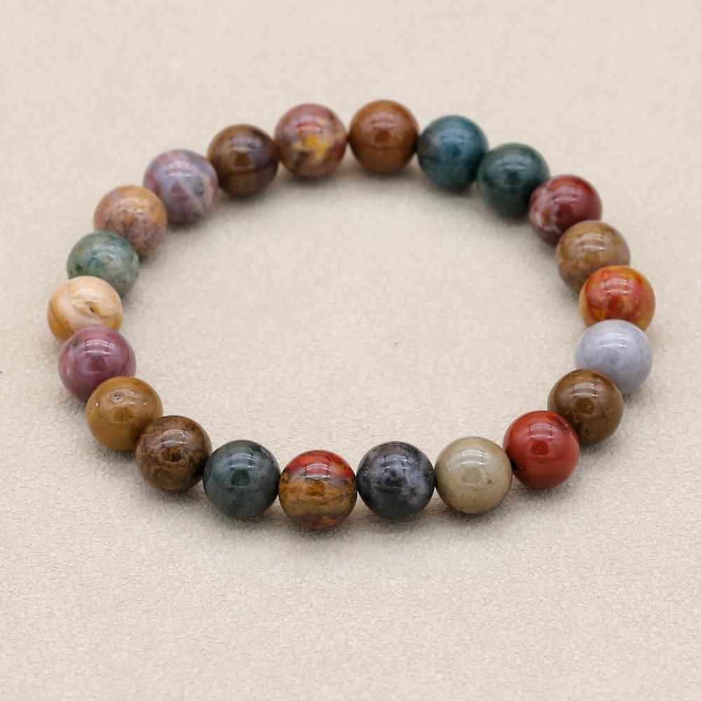 8mm Natural Stone Ocean Jasper - Yoga Health & Fitness Centre 리뷰 및 가격