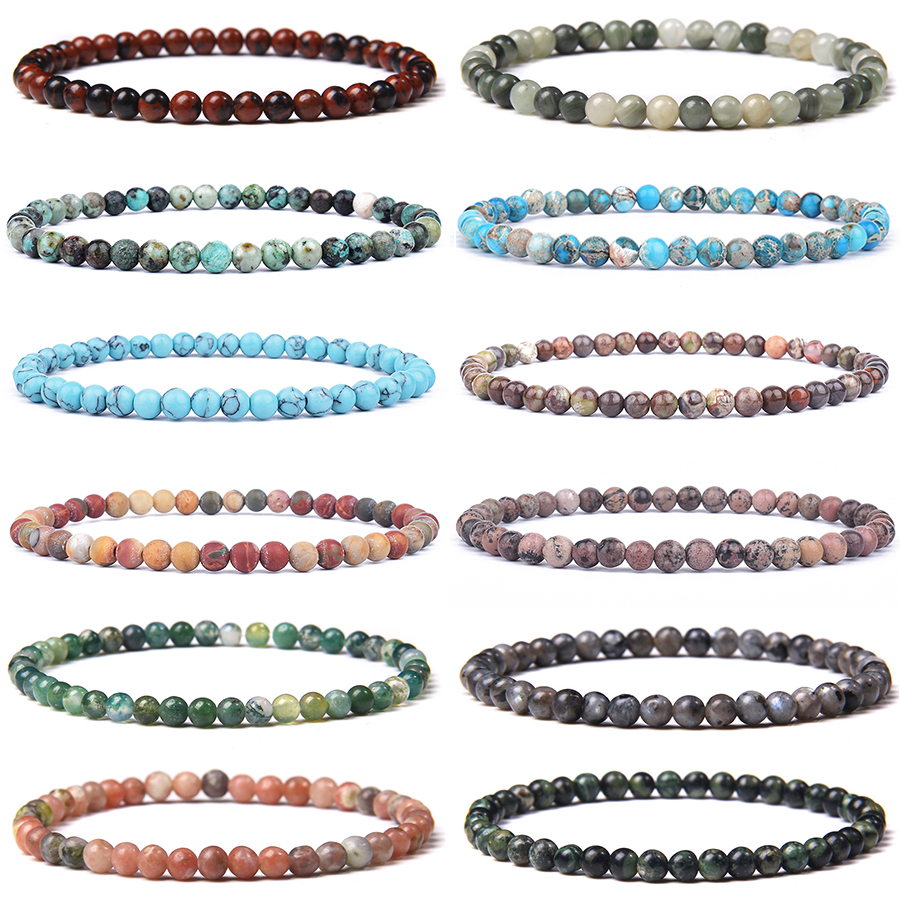 New 4/6mm Beads Women Bracelet - Yoga Fitness Tracker 리뷰 및 가격