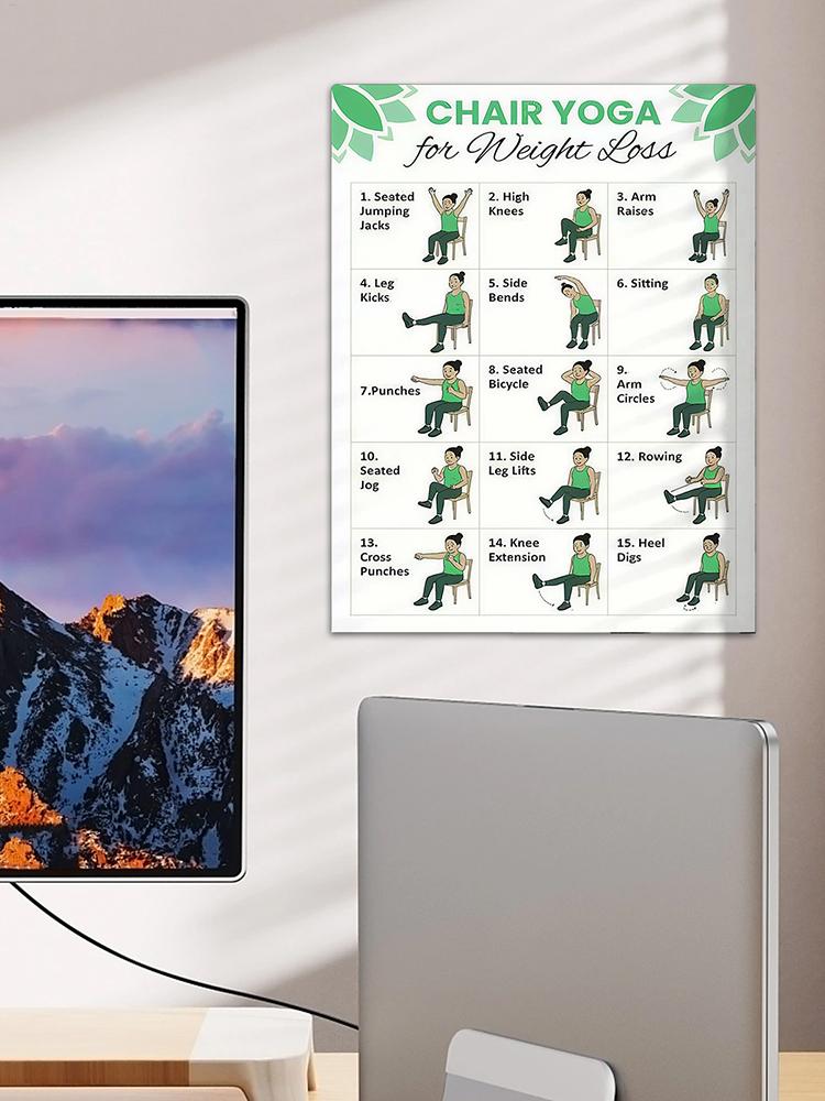 2 PCS Yoga Poster Home Exercis - Yoga Health & Fitness Centre 리뷰 및 가격