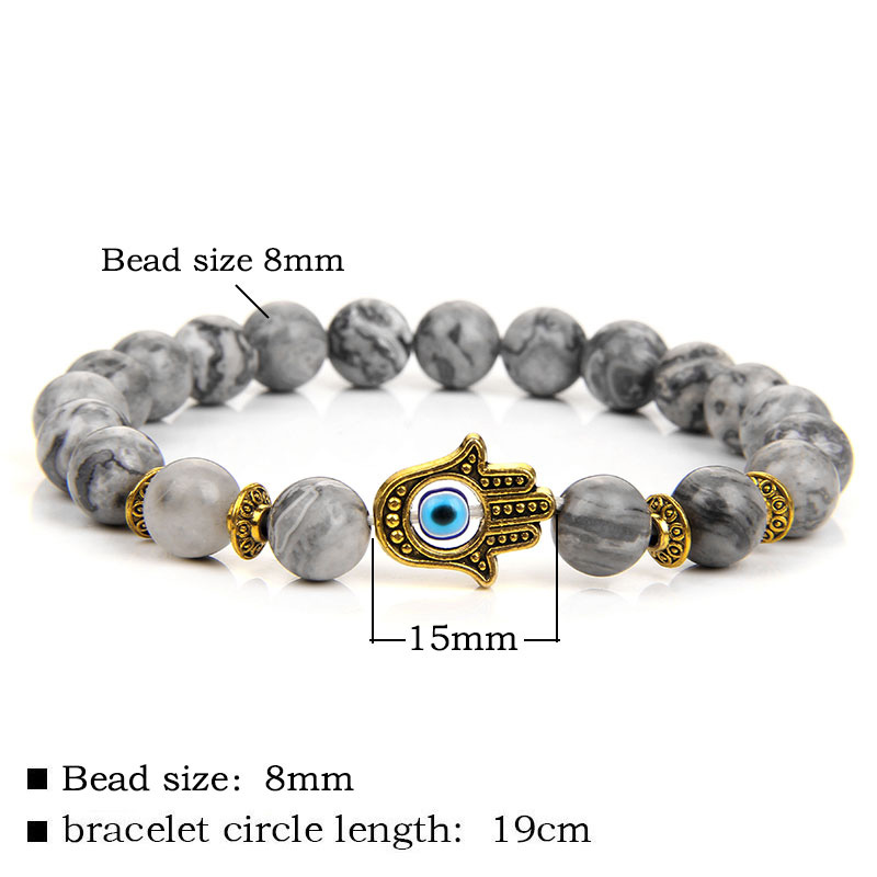 Natural Stone Men Bracelet Fas - Yoga Fitness Tracker 리뷰 및 가격
