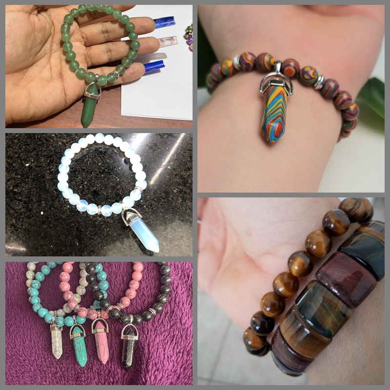 Natural Tiger Eye Stone Bracel - Yoga Fitness Tracker 리뷰 및 가격